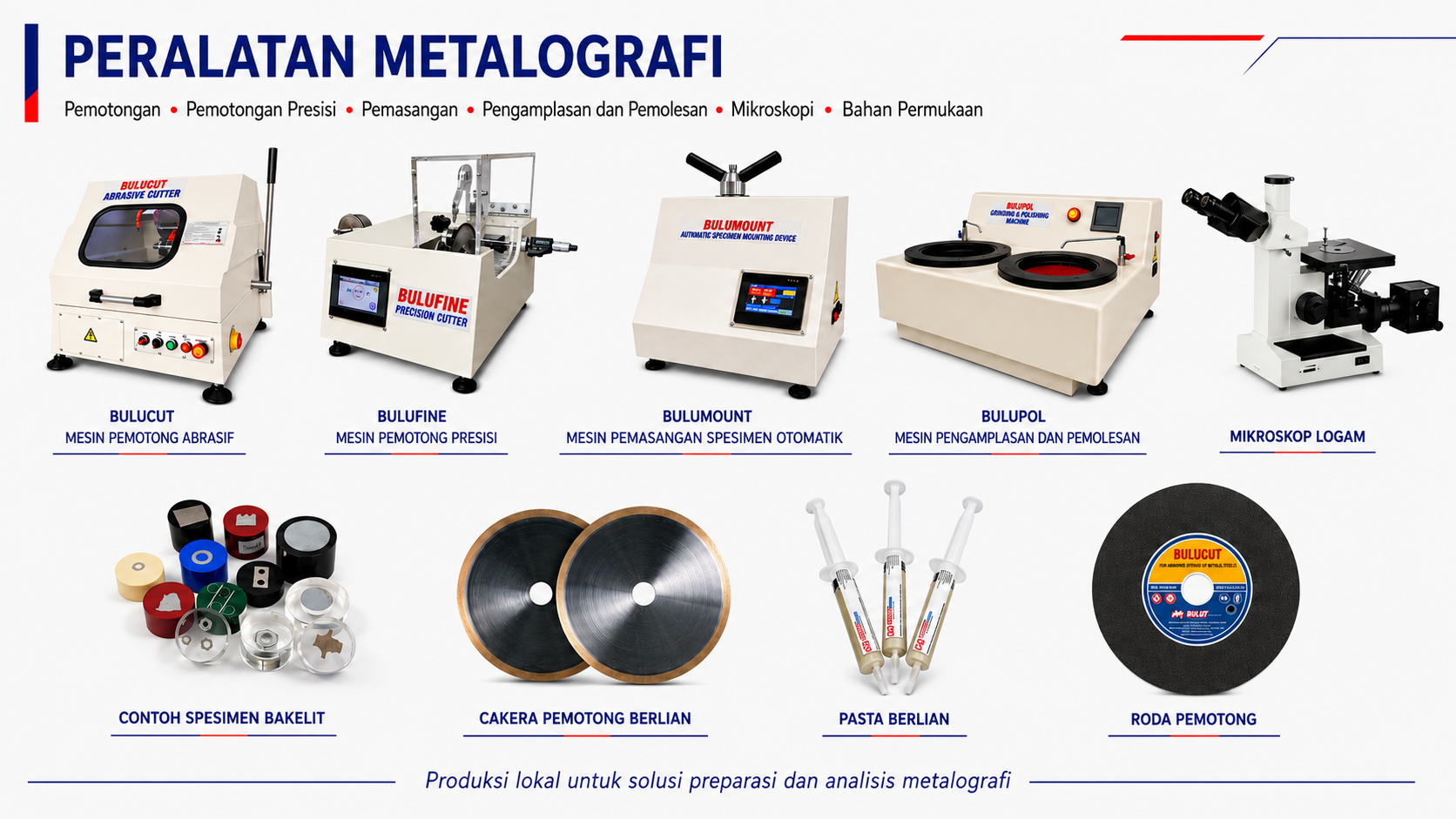 PERALATAN METALOGRAFI