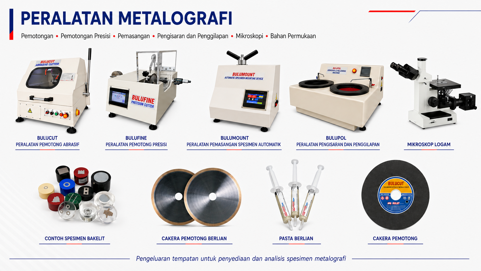 PERALATAN METALOGRAFI