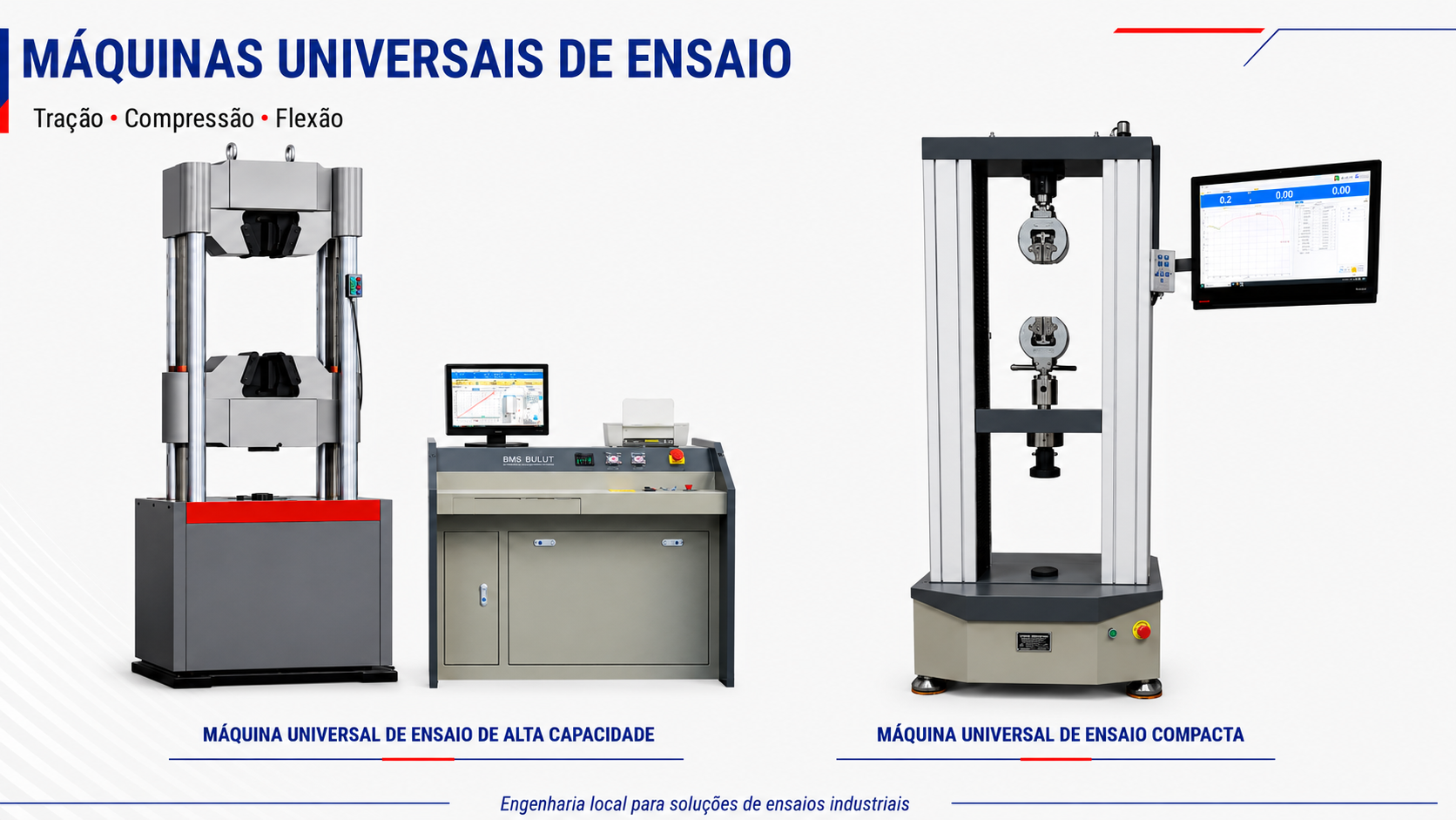 MÁQUINAS DE ENSAIOS UNIVER SAIS